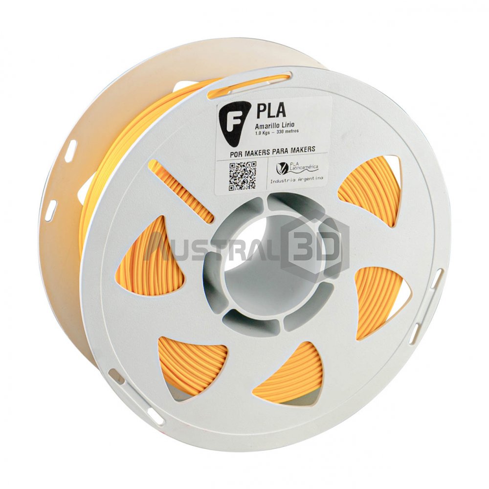 Filamento 3D PLA Filar 1.75Mm 1Kg AMARILLO LIRIO