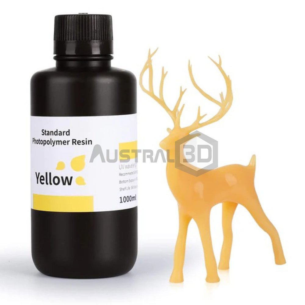 Resina Elegoo Estandar 1kg AMARILLO