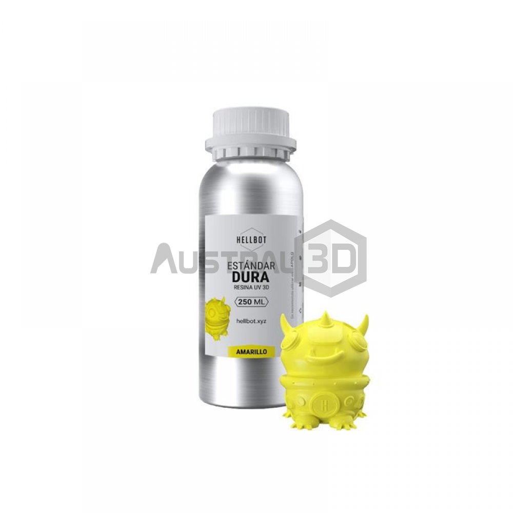 Resina Hellbot Dura Amarilla 250ml