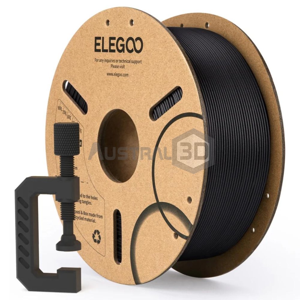 Filamento 3D ELEGOO PLA CF Carbon Fiber 1.75mm 1kg NEGRO