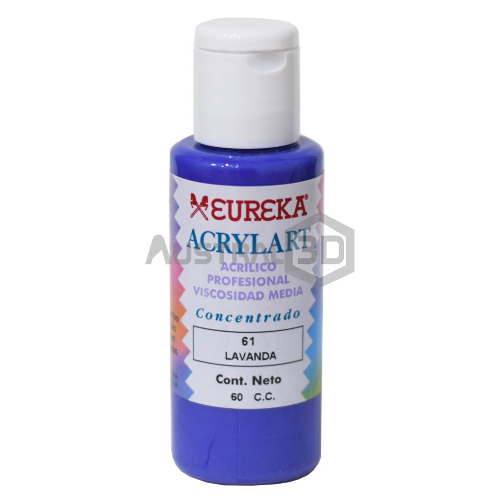 Acrílico Eureka 60cc Lavanda