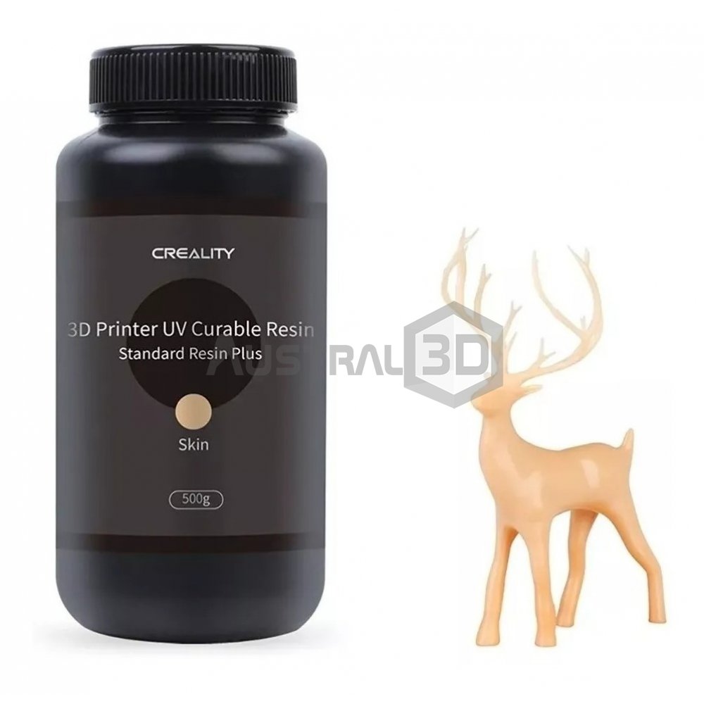 Resina Creality Dura PIEL Plus 500g Botella Plastica 