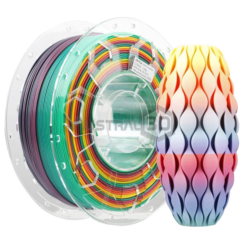 Filamento Pla arcoiris Original Creality 1.75mm 1kg RAINBOW 