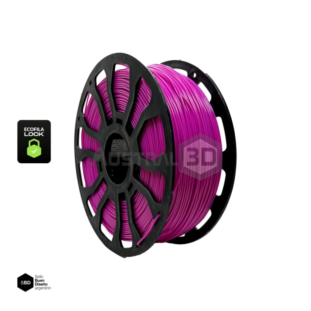 Filamento 3D LOCK PLA 1.75 Hellbot 1kg FUCSIA