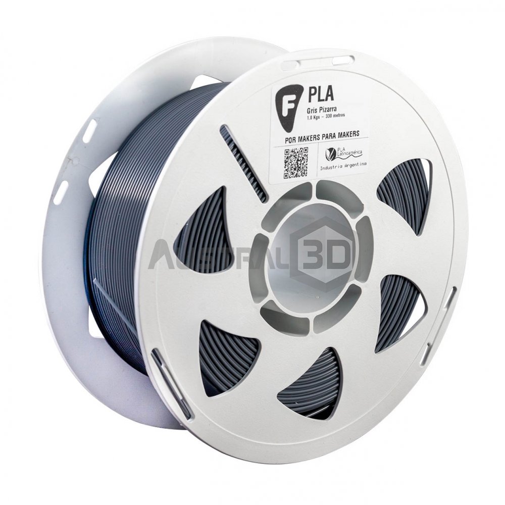 Filamento 3D PLA Filar 1.75Mm 1Kg GRIS PIZARRA
