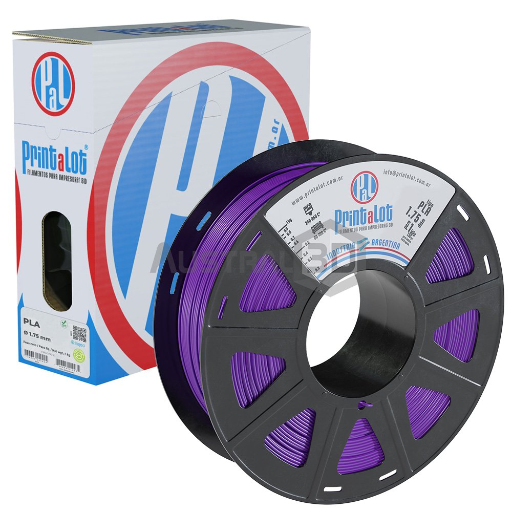 Filamento 3D Printalot 1.75mm 1kg PLA VIOLETA