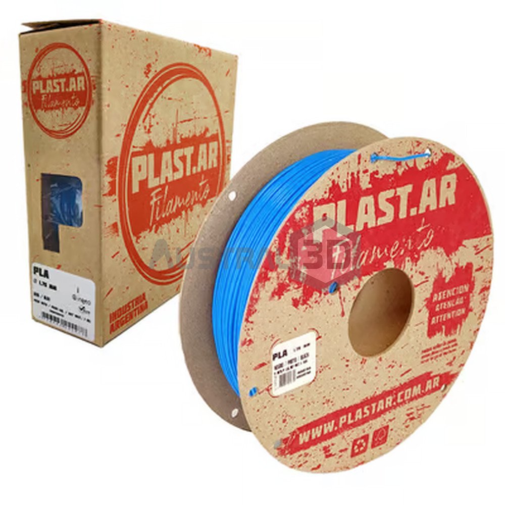 Filamento 3d Plast.ar Pla 1kg CELESTE
