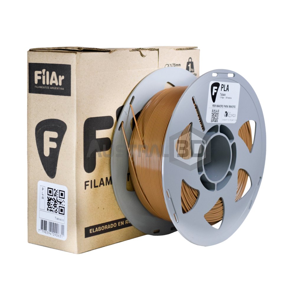 Filamento 3D PLA Filar 1.75Mm 1Kg TABACO