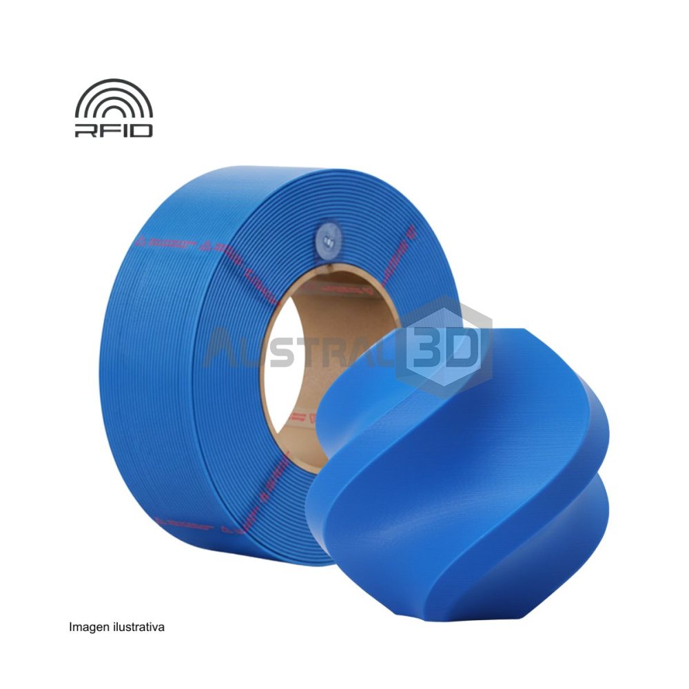 Filamento 3D PLA basic RECARGA BAMBULAB 1.75Mm 1Kg AZUL COBALTO