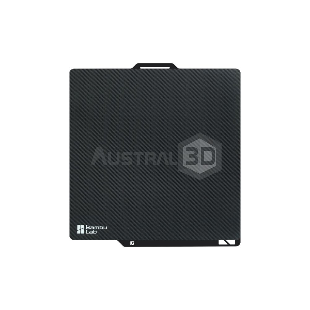 Placa Texturizada Fibra De Carbono Bambulab A1/x1c/p1